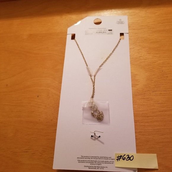 #630Z NEW Time & Tru “Gold” & Grey Agate Necklac - Picture 5 of 8